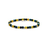 Bracciale Antracite Tris in Pietre dure BTR14 URBAN